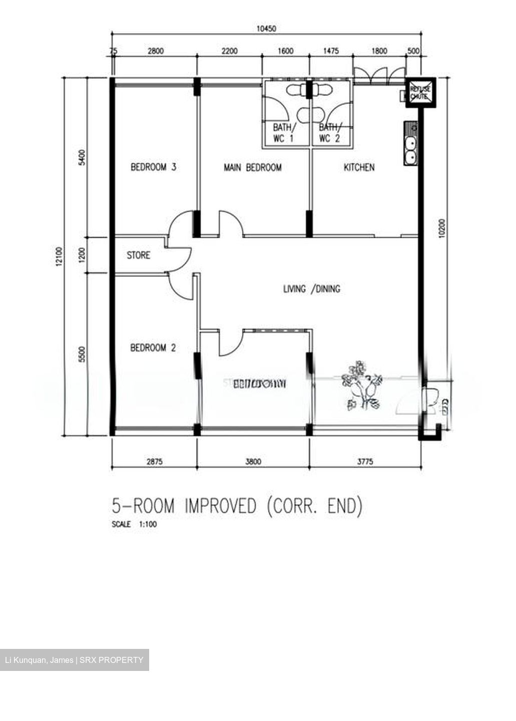 Blk 832 Yishun Street 81 (Yishun), HDB 5 Rooms #566276071